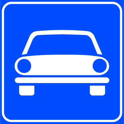 Në prani të sinjalit në figurë lejohet qarkullimi i autotrenave.